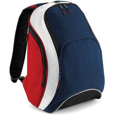 Bagbase Teamwear Backpack - French Navy / Red / White Bagbase Teamwear Backpack - French Navy / Red / White