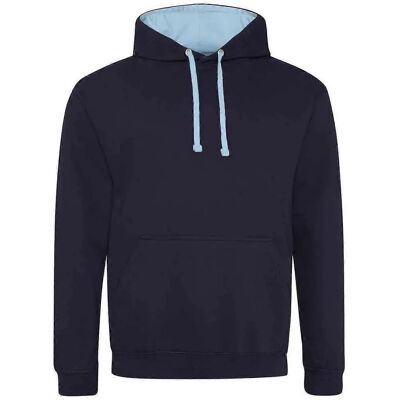 Awdis Womens Varsity Hoodie Sky Blue - Hooded Sweatshirt Awdis Womens Varsity Hoodie Sky Blue - Hooded Sweatshirt