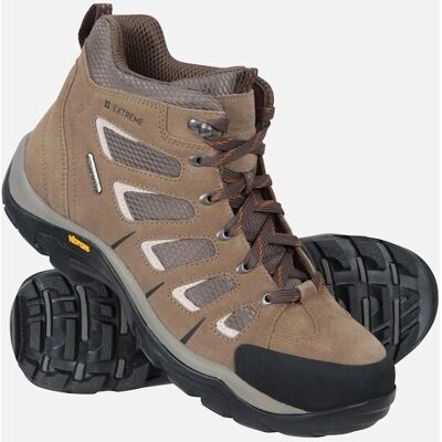 Mountain Warehouse Heren Brede Wandelschoenen - Bruin - Model UTMW1418 - Wandelschoenen Mountain Warehouse Heren Brede Wandelschoenen - Bruin - Model UTMW1418 - Wandelschoenen