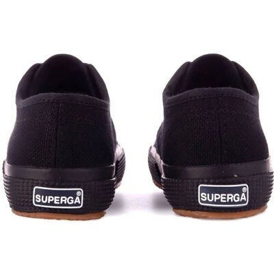 Superga Leer Kinderschoenen - Zwart Superga Leer Kinderschoenen - Zwart