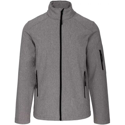 Kariban M Marl Grey Soft Shell Jacket - Soft Shell Jacket Kariban M Marl Grey Soft Shell Jacket - Soft Shell Jacket