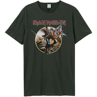 Amplified Trooper Iron Maiden T-Shirt Charcoal - T-Shirt Amplified Trooper Iron Maiden T-Shirt Charcoal - T-Shirt