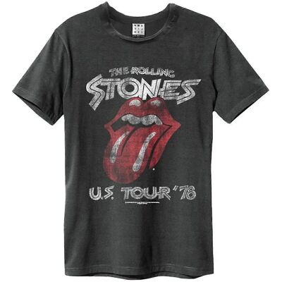 Amplified Tour 78 The Rolling Stones Maglietta - Maglietta Amplified Tour 78 The Rolling Stones Maglietta - Maglietta