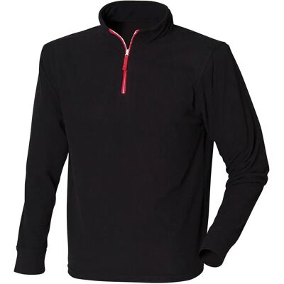 Finden & Hales Men Microfleece Zip Neck Fleece Top - Fleece Top Finden & Hales Men Microfleece Zip Neck Fleece Top - Fleece Top