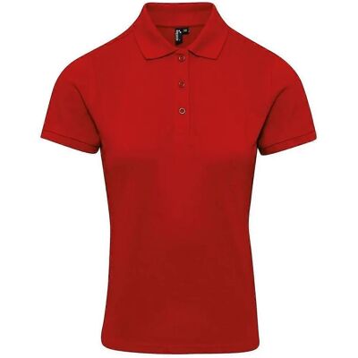 Premier Womens Polo Shirt Red XL - Polo Shirt Premier Womens Polo Shirt Red XL - Polo Shirt