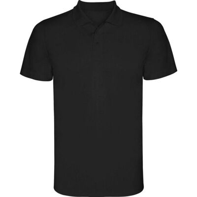 Roly Monzha Black Polo Shirt - Kids Roly Monzha Black Polo Shirt - Kids