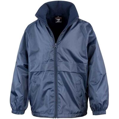 Result Core Navy Fleece Jacket - Children's Waterproof Windproof Coat Result Core Navy Fleece Jacket - Children's Waterproof Windproof Coat