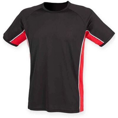 Finden & Hales - Performance Panelled T-Shirt - XS Finden & Hales - Performance Panelled T-Shirt - XS