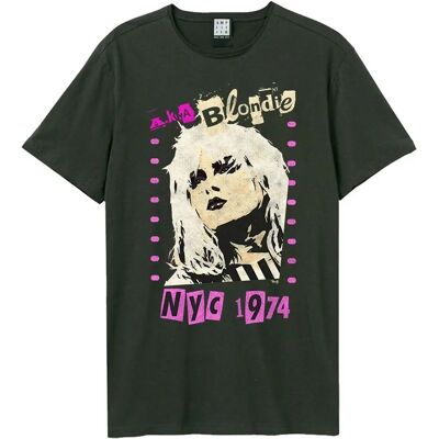 Amplified Blondie T-Shirt Charcoal Blue - T-Shirt Amplified Blondie T-Shirt Charcoal Blue - T-Shirt