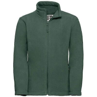 Russell Athletic Childrens Fleece Jacket - Green - 11-12y - Unisex Russell Athletic Childrens Fleece Jacket - Green - 11-12y - Unisex