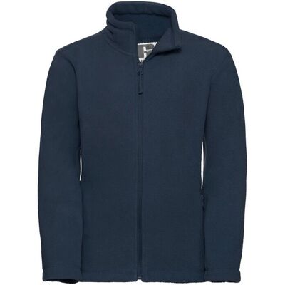 Russell Athletic Childrens Fleece Jacket - Kids French Navy - 3-4Y Russell Athletic Childrens Fleece Jacket - Kids French Navy - 3-4Y