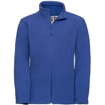 Russell Kinder Fleece Jas - Koningsblauw - Unisex Winterjas Russell Kinder Fleece Jas - Koningsblauw - Unisex Winterjas