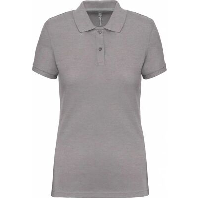 Kariban Oxford Grey Pique Anti-Bacterial Polo Shirt - Polo Shirt Kariban Oxford Grey Pique Anti-Bacterial Polo Shirt - Polo Shirt