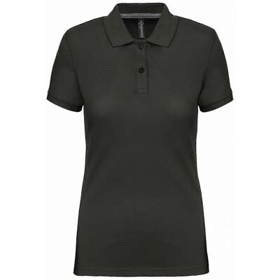 Kariban 18 UK Dark Grey Pique Anti-Bacterial Polo Shirt Kariban 18 UK Dark Grey Pique Anti-Bacterial Polo Shirt