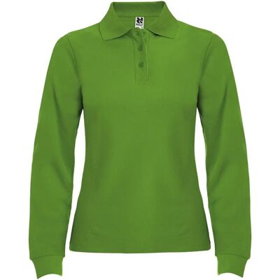 Roly Estrella Grass Green Long-Sleeved Polo Shirt - Polo Shirt Roly Estrella Grass Green Long-Sleeved Polo Shirt - Polo Shirt