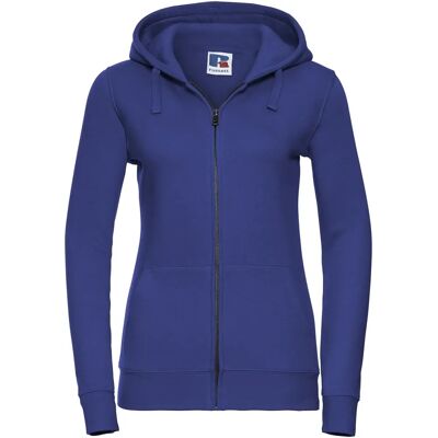 Russell Athletic Dames Bright Royal Blue Full Zip Hoodie - Hoodie Russell Athletic Dames Bright Royal Blue Full Zip Hoodie - Hoodie