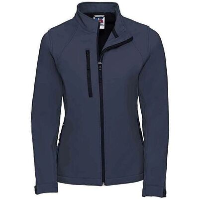 Russell Womens 3-in-1 Soft Shell Jacket - Navy 4XL Russell Womens 3-in-1 Soft Shell Jacket - Navy 4XL