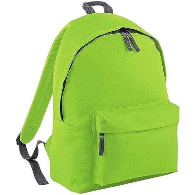 Sac à dos Bagbase Original Simple - Vert Lime/Gris Graphite Sac à dos Bagbase Original Simple - Vert Lime/Gris Graphite