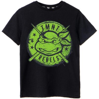 Teenage Mutant Ninja Turtles Black Kids Rebels T-Shirt - T-shirt Teenage Mutant Ninja Turtles Black Kids Rebels T-Shirt - T-shirt