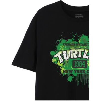 Teenage Mutant Ninja Turtles Modello L Maglietta Nera - Maglietta Teenage Mutant Ninja Turtles Modello L Maglietta Nera - Maglietta