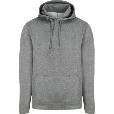 Awdis Grey Melange Unisex Polyester Hoodie - Sports Hoodie Awdis Grey Melange Unisex Polyester Hoodie - Sports Hoodie