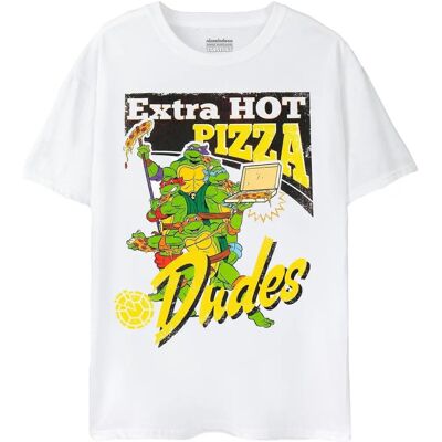 Teenage Mutant Ninja Turtles White XL T-Shirt - Men - 100% Cotton Teenage Mutant Ninja Turtles White XL T-Shirt - Men - 100% Cotton