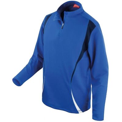 Spiro Unisex Adult Trial Zip Neck Training Top - Training Top Spiro Unisex Adult Trial Zip Neck Training Top - Training Top