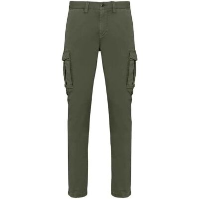 Native Spirit - Cargo Trousers - Washed Organic Khaki - 26R Native Spirit - Cargo Trousers - Washed Organic Khaki - 26R