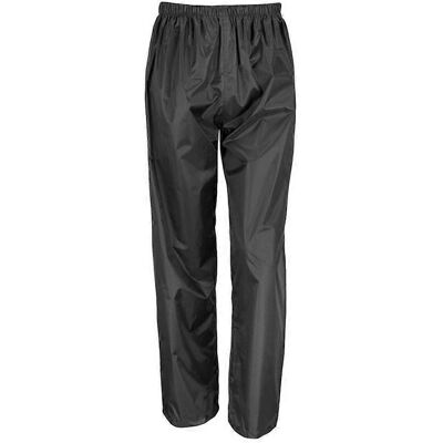 Result Core Black Rain Trousers - Rain Trousers Result Core Black Rain Trousers - Rain Trousers