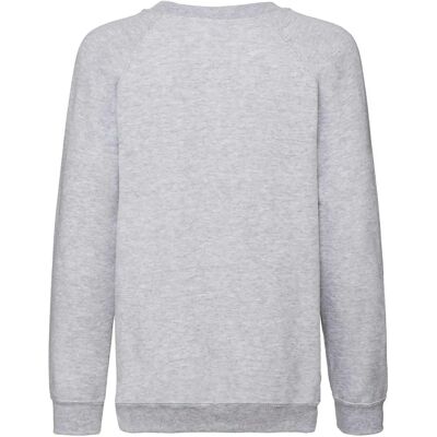 Fruit of the Loom Kinder Heather Raglan Sweatshirt - Kinder Sweatshirt Fruit of the Loom Kinder Heather Raglan Sweatshirt - Kinder Sweatshirt