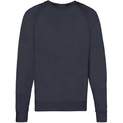 Fruit of the Loom Unisex Lightweight Raglan Sweatshirt Deep Navy - Sweatshirt Fruit of the Loom Unisex Lightweight Raglan Sweatshirt Deep Navy - Sweatshirt
