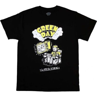 Green Day Longview Doodle Black T-Shirt - Unisex Green Day Longview Doodle Black T-Shirt - Unisex