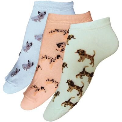 Simply Essentials Naisille Bambusitreeni-sukat - Koira-malli - 4-8 UK Simply Essentials Naisille Bambusitreeni-sukat - Koira-malli - 4-8 UK