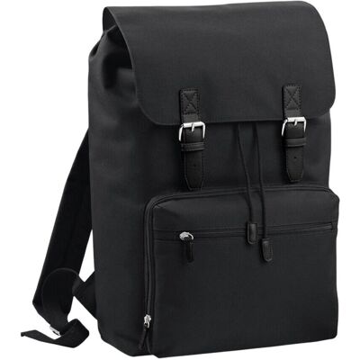 Bagbase Vintage Laptop Backpack - Black/Black, 1 Size Bagbase Vintage Laptop Backpack - Black/Black, 1 Size
