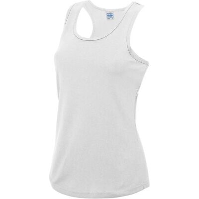 AWDis Cool Womens Moisture Wicking Arctic White Tank Top - Womens AWDis Cool Womens Moisture Wicking Arctic White Tank Top - Womens