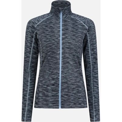 Mountain Warehouse Dames Bend & Stretch Full Zip Midlayer - Navy - Maat: 16 Mountain Warehouse Dames Bend & Stretch Full Zip Midlayer - Navy - Maat: 16