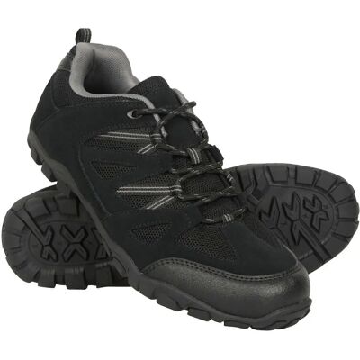Mountain Warehouse Herren Outdoor III Wildlederschuhe - Schwarz - Schuhe Mountain Warehouse Herren Outdoor III Wildlederschuhe - Schwarz - Schuhe