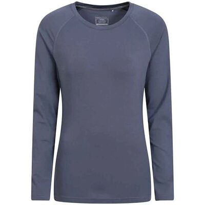 Mountain Warehouse ISOCOOL Donkergrijs Lange Mouwen Top - Vrouwen Mountain Warehouse ISOCOOL Donkergrijs Lange Mouwen Top - Vrouwen