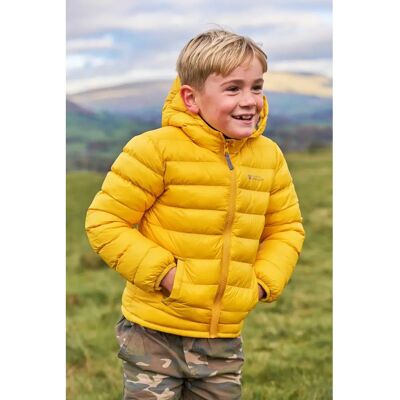 Mountain Warehouse Kinder Seasons II Gewatteerde Jas - Mosterd - 7-8Y Mountain Warehouse Kinder Seasons II Gewatteerde Jas - Mosterd - 7-8Y
