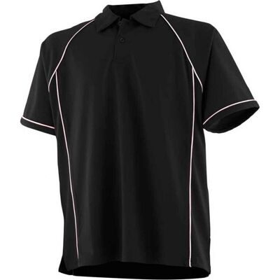 Finden & Hales Childrens Performance Contrast Piping Polo Shirt - Polo Shirt Finden & Hales Childrens Performance Contrast Piping Polo Shirt - Polo Shirt