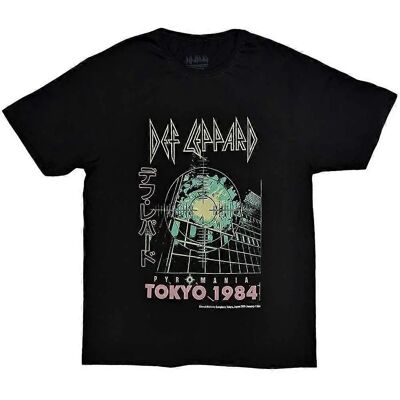 Def Leppard Unisex Adult Tokyo T-Shirt Black L - T-Shirt Def Leppard Unisex Adult Tokyo T-Shirt Black L - T-Shirt