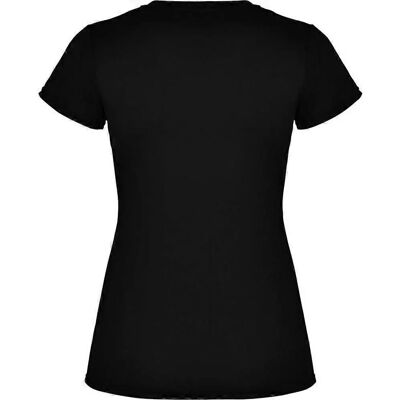Roly Montecarlo Black Short-Sleeved Sports T-Shirt Roly Montecarlo Black Short-Sleeved Sports T-Shirt