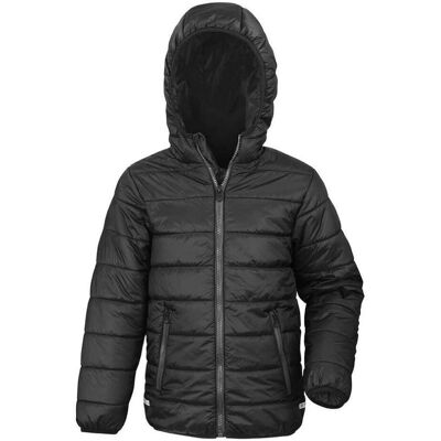 Result Core Kids Black Padded Jacket - Jacket Result Core Kids Black Padded Jacket - Jacket