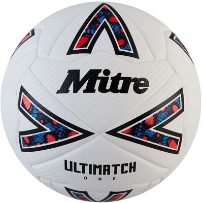 Mitre Ultimatch One 2024 Football - Caoutchouc Synthétique - Blanc Mitre Ultimatch One 2024 Football - Caoutchouc Synthétique - Blanc