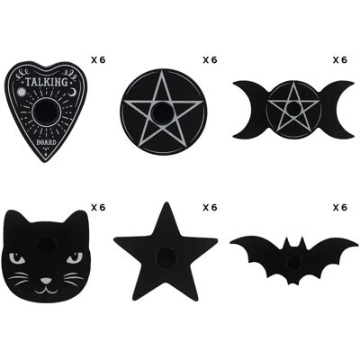 Something Different Black Magic Spell Mixed Candle Holder - 36 pcs Something Different Black Magic Spell Mixed Candle Holder - 36 pcs
