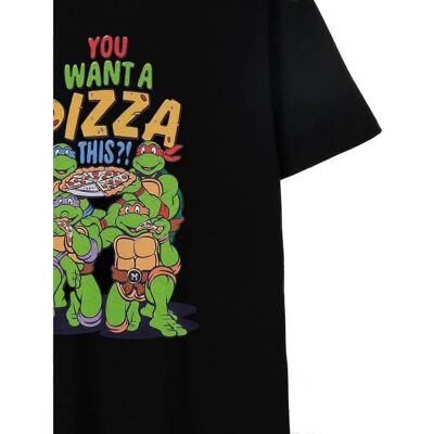 Teenage Mutant Ninja Turtles Black L Crew Neck T-Shirt - T-Shirt Teenage Mutant Ninja Turtles Black L Crew Neck T-Shirt - T-Shirt