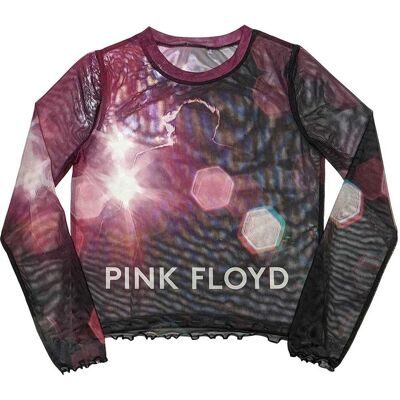 Pink Floyd Women's Knebworth '90 Mesh Long-Sleeved T-Shirt - T-Shirt Pink Floyd Women's Knebworth '90 Mesh Long-Sleeved T-Shirt - T-Shirt
