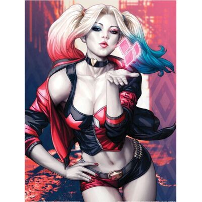 Impression Harley Quinn de DC Comics - Multicolore - 40cm x 30cm - Impression Impression Harley Quinn de DC Comics - Multicolore - 40cm x 30cm - Impression