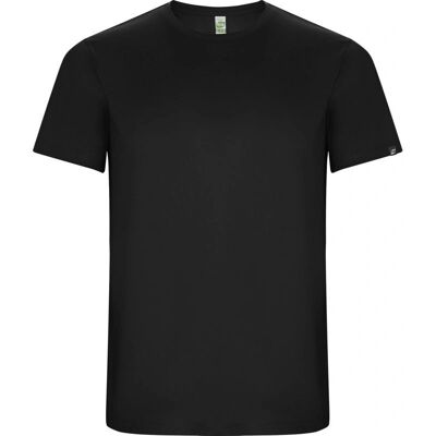 Roly Imola Black Short-Sleeved Sports T-Shirt Roly Imola Black Short-Sleeved Sports T-Shirt