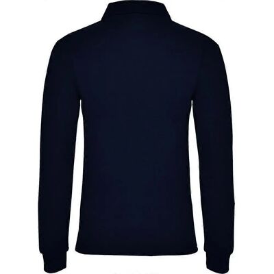 Roly Estrella Navy Blue Long Sleeve Polo Shirt - Polo Shirt Roly Estrella Navy Blue Long Sleeve Polo Shirt - Polo Shirt